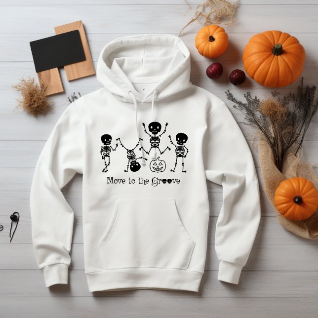 Halloween Dancing Skeleton Move To The Groove Hoodie (Creator Uploaded)