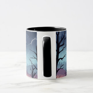 Halloween Dark Castle personalisation Mug