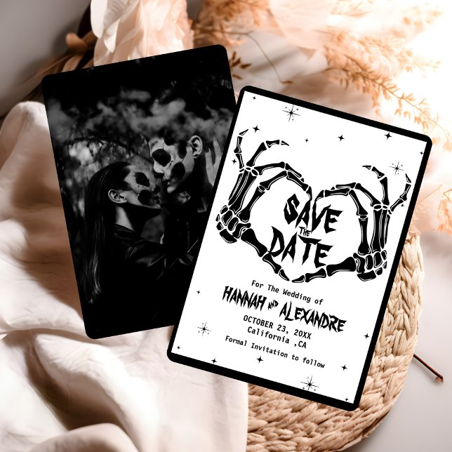 Halloween Dark Moody Gothic Wedding  Save The Date (Creator Uploaded)