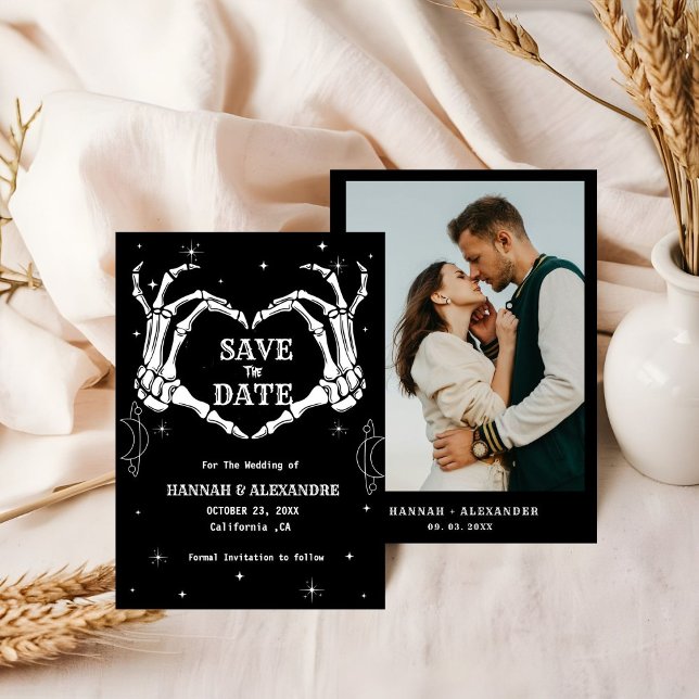 Halloween Dark Moody Gothic Wedding  Save The Date (Creator Uploaded)