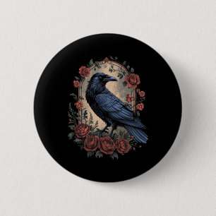 Halloween Dark Mysterious Witchy Nature Fantasy 6 Cm Round Badge