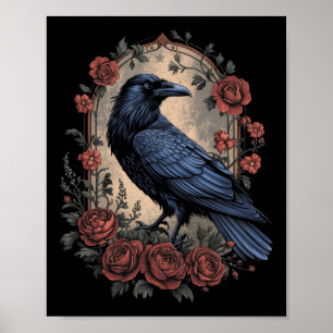 Halloween Dark Mysterious Witchy Nature Fantasy  Poster