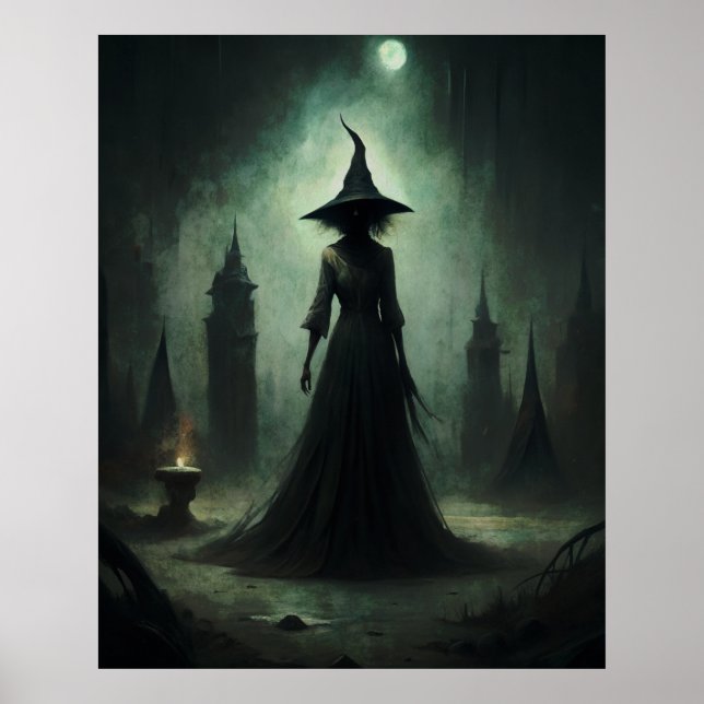 Halloween Dark Witch Poster (Front)