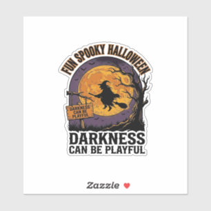 Halloween Darkness Shirt Vintage Witch Moon Design