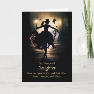 Halloween Daughter Witchy Woman Familiars Owl  Card