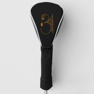 Halloween Day 31 Spider Webs Golf Head Cover