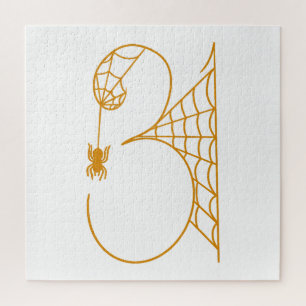 Halloween Day 31 Spider Webs Jigsaw Puzzle