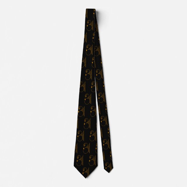 Halloween Day 31 Spider Webs Tie (Front)
