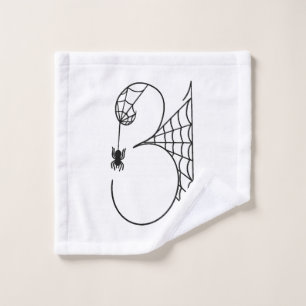 Halloween Day 31 Spider Webs Wash Cloth
