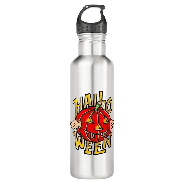halloween day   710 ml water bottle (Front)