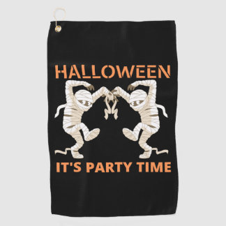 Halloween day golf towel