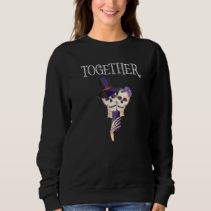 Halloween Day Of Dead Couples Matching Group Sugar Sweatshirt