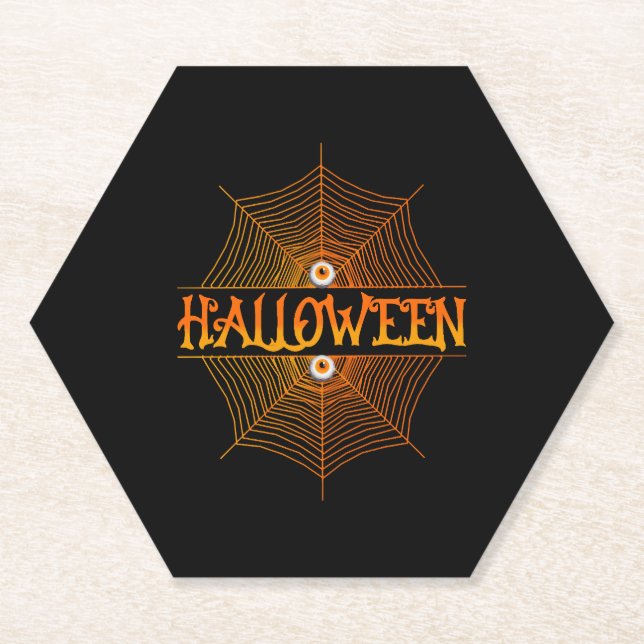 Halloween Day Paper Coaster (Front)