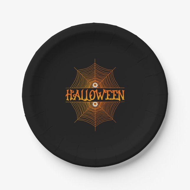 Halloween Day Paper Plate (Front)