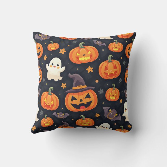  Halloween day patterned pillow(edit) Cushion (Back)