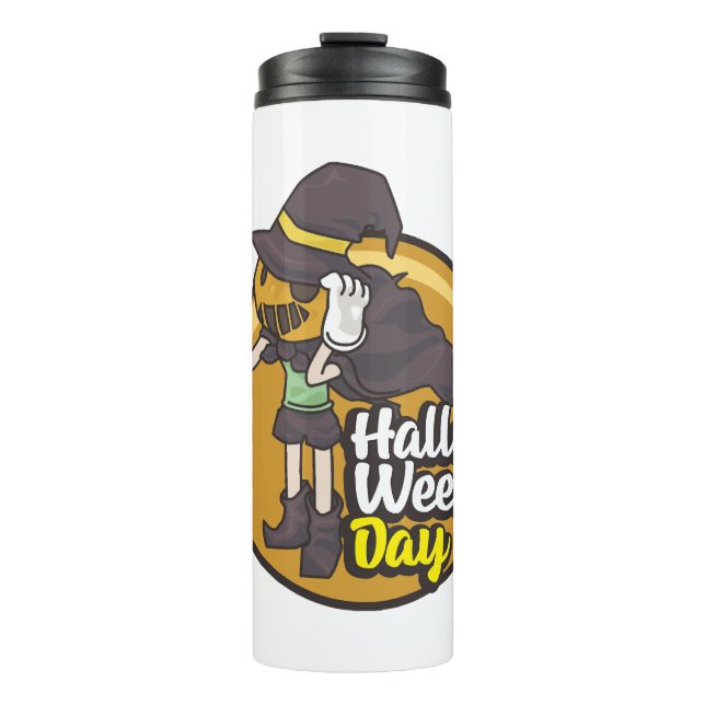 halloween day    thermal tumbler (Front)
