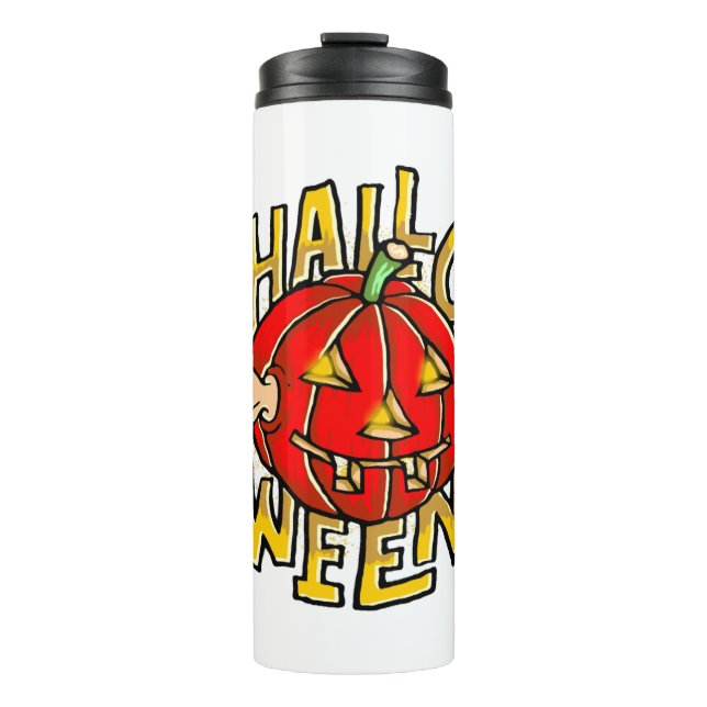 halloween day           thermal tumbler (Front)