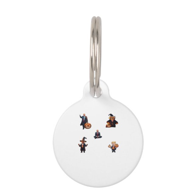 Halloween Day - Trumpkin Classic Pet Tag (Front)