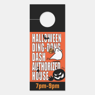 Halloween DDD authorised house Door Hanger