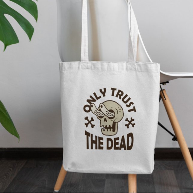 Halloween Dead Zombie Skull Tote Bag (Creator Uploaded)