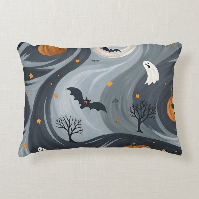 Halloween Death Night Decorative Cushion (Front)