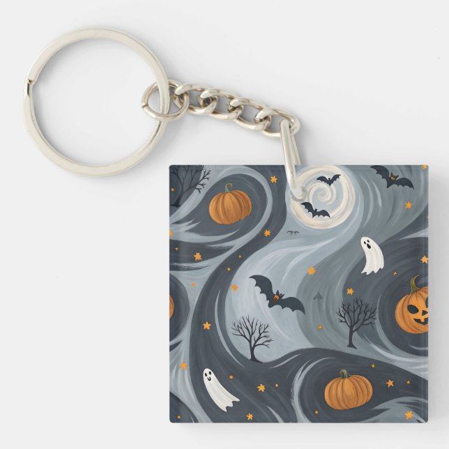 Halloween Death Night Key Ring (Front)