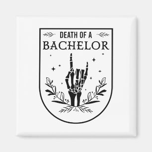 Halloween Death Of Bachelor Groom Groomsman Gothic Magnet