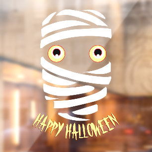 Halloween Decals Personalised Mummy Window Decal
