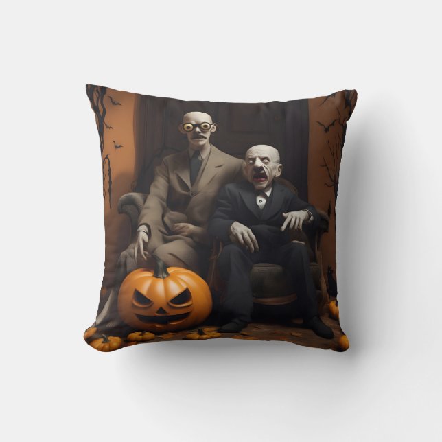 Halloween decor design cushion (Front)
