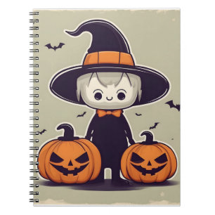 Halloween decor design notebook