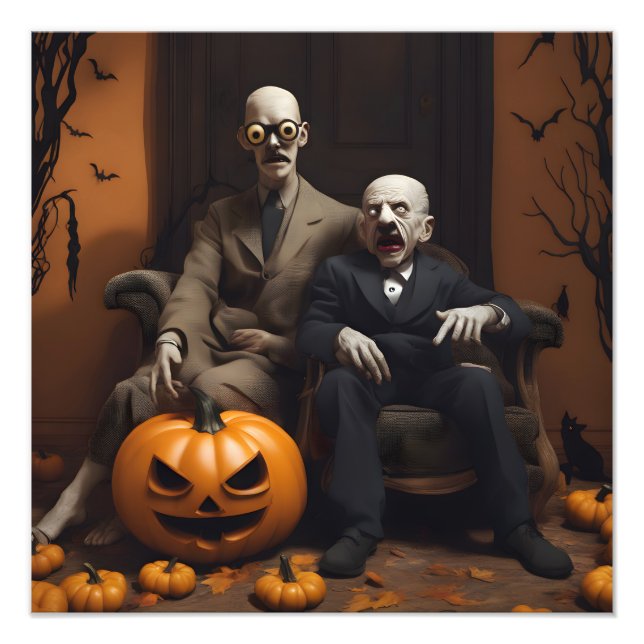 Halloween decor design photo print (Front)