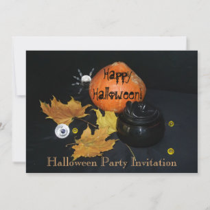 Halloween decor invitation