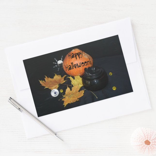 Halloween decor rectangular sticker (Envelope)