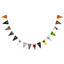 HALLOWEEN DECORATION bunting banner