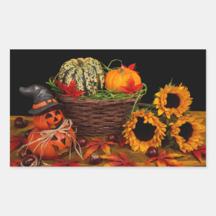 Halloween Decoration Rectangular Sticker