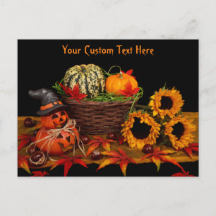 Halloween Decorations custom postcard