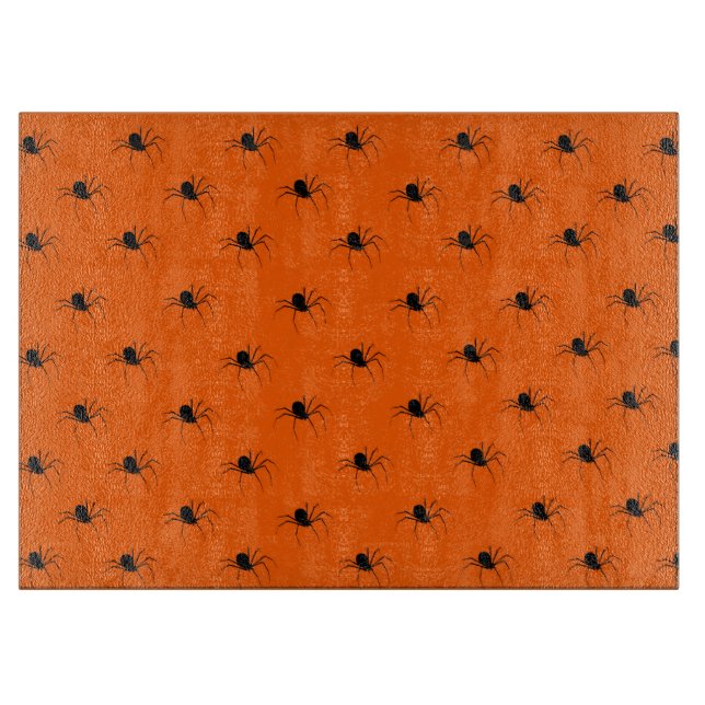 Halloween Decorative Glass Cutting Board (Front)