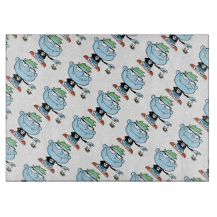 Halloween Decorative Glass Cutting Board/Monster Board