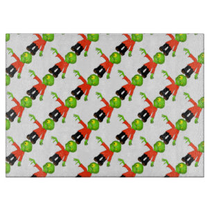 Halloween Decorative Glass Cutting Board/Zombie Board