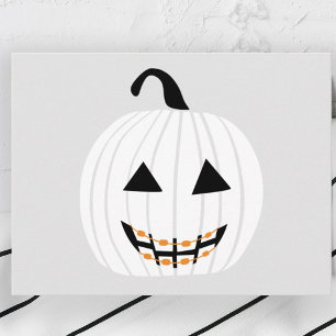 Halloween dental postcard