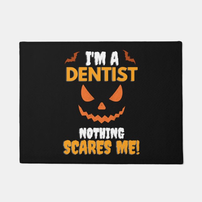 Halloween Dentist Doormat (Front)
