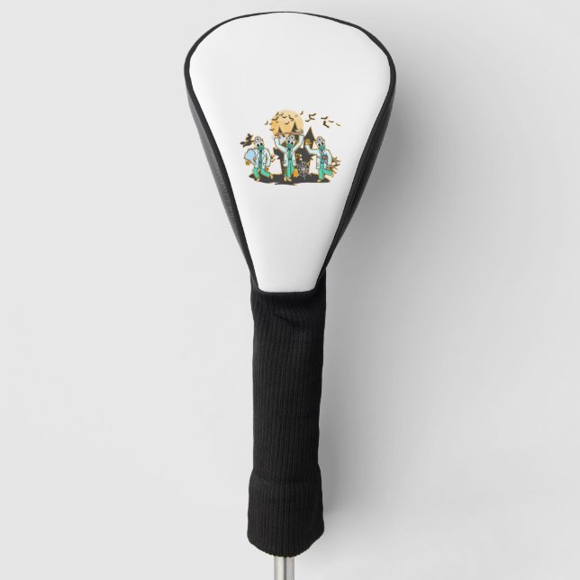 Halloween Dentist Golf Head Cover (Front)