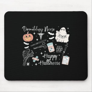 Halloween Dermatology Nurse Aesthetic Injector Bot Mouse Pad