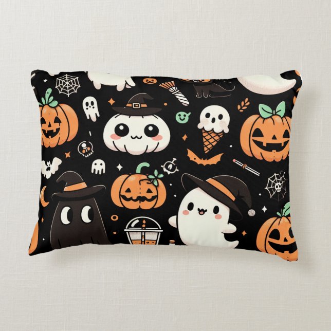 Halloween Design Decorative Cushion (Back)