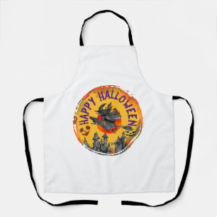 Halloween Design Happy Halloween Witch Apron