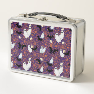 Halloween design metal lunch box