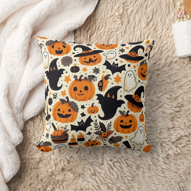 halloween design pillow (Blanket)