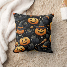halloween design pillow