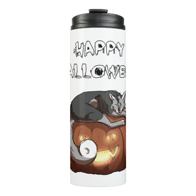 Halloween design thermal tumbler (Front)