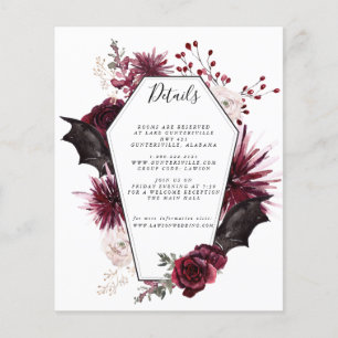 Halloween Details Card   Budget